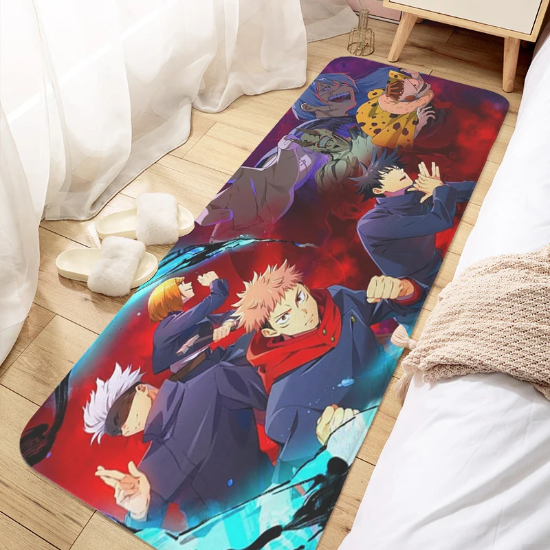 

Anime Doormat Entrance Door Jujutsu Kaiden Sukuna Balcony Carpet for Kitchen Living Room Foot Mat Hallway Bedroom Rug Home