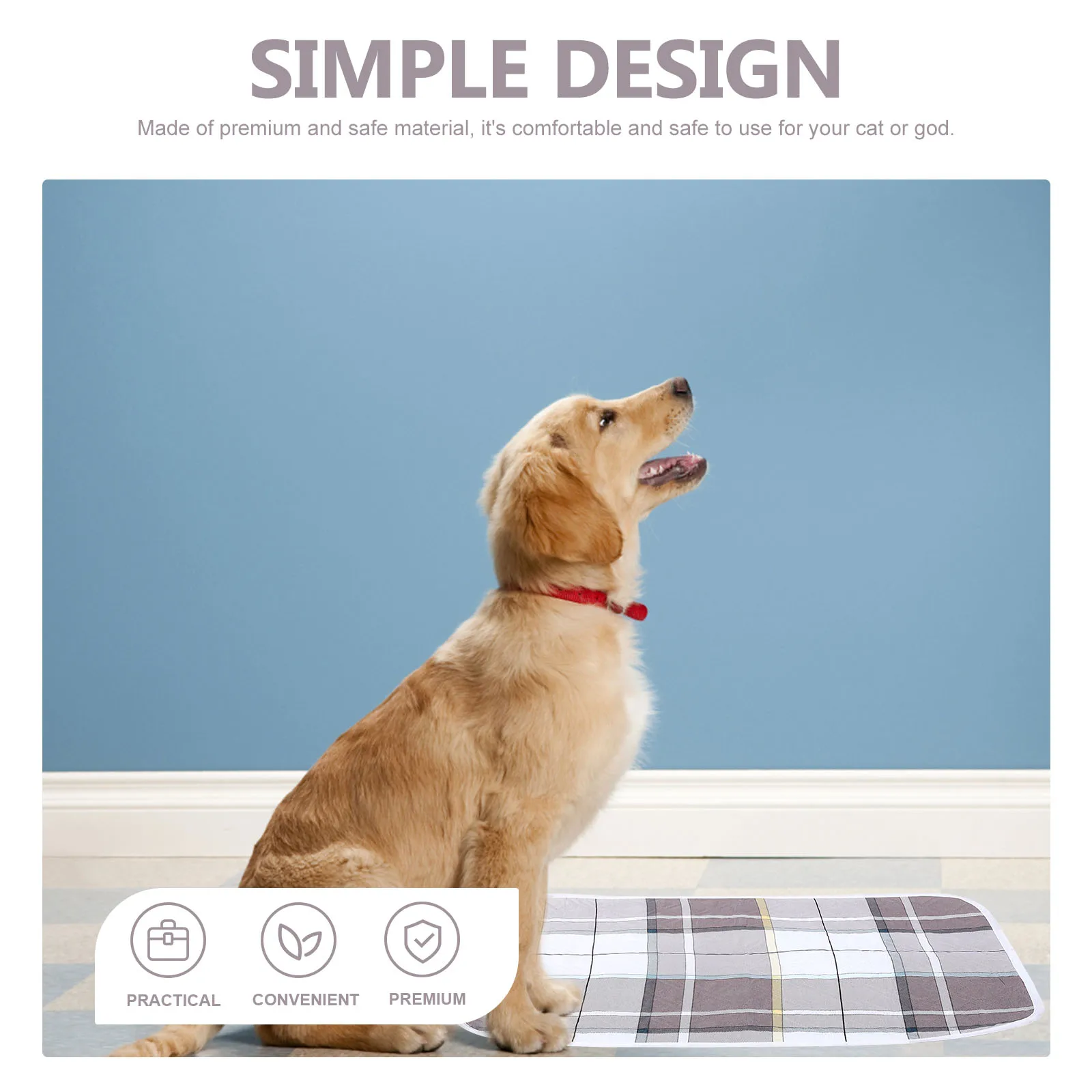 

Dog Pee Pad Washable Reusable Pet Training Mat Anti-Slide Leak-Proof Indoor Cat Dog Pet Pee Pad Pads for Dogs Urine