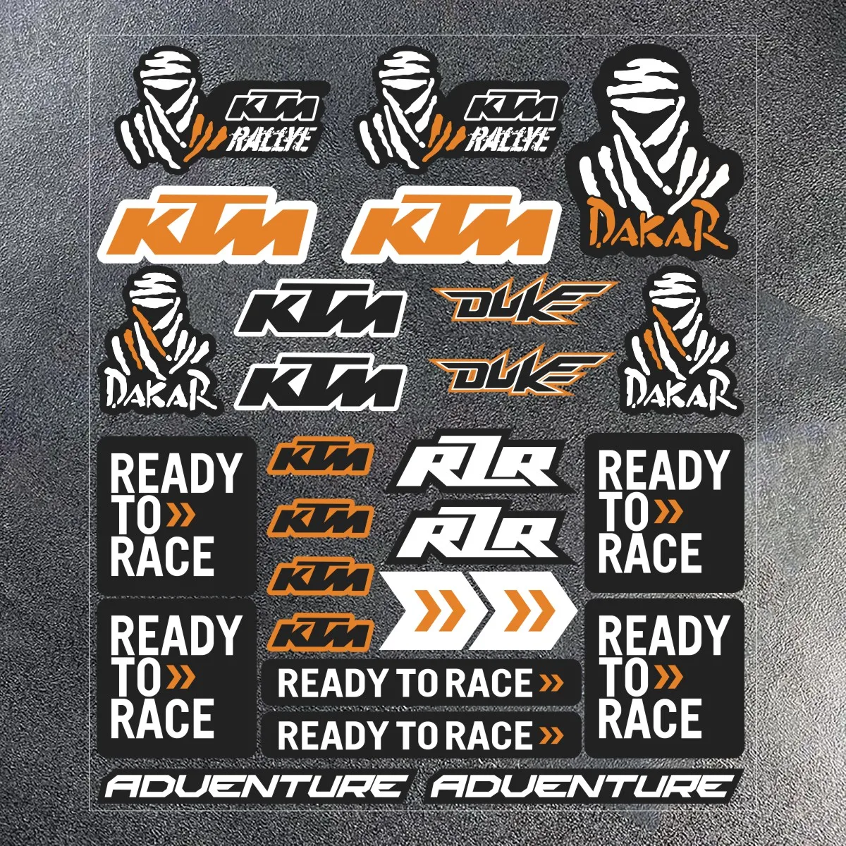 

Светоотражающие наклейки KTM с логотипом, мотоциклетный бак, шлем, велосипед, автомобильный набор наклеек для Duke 790 1290 390 200