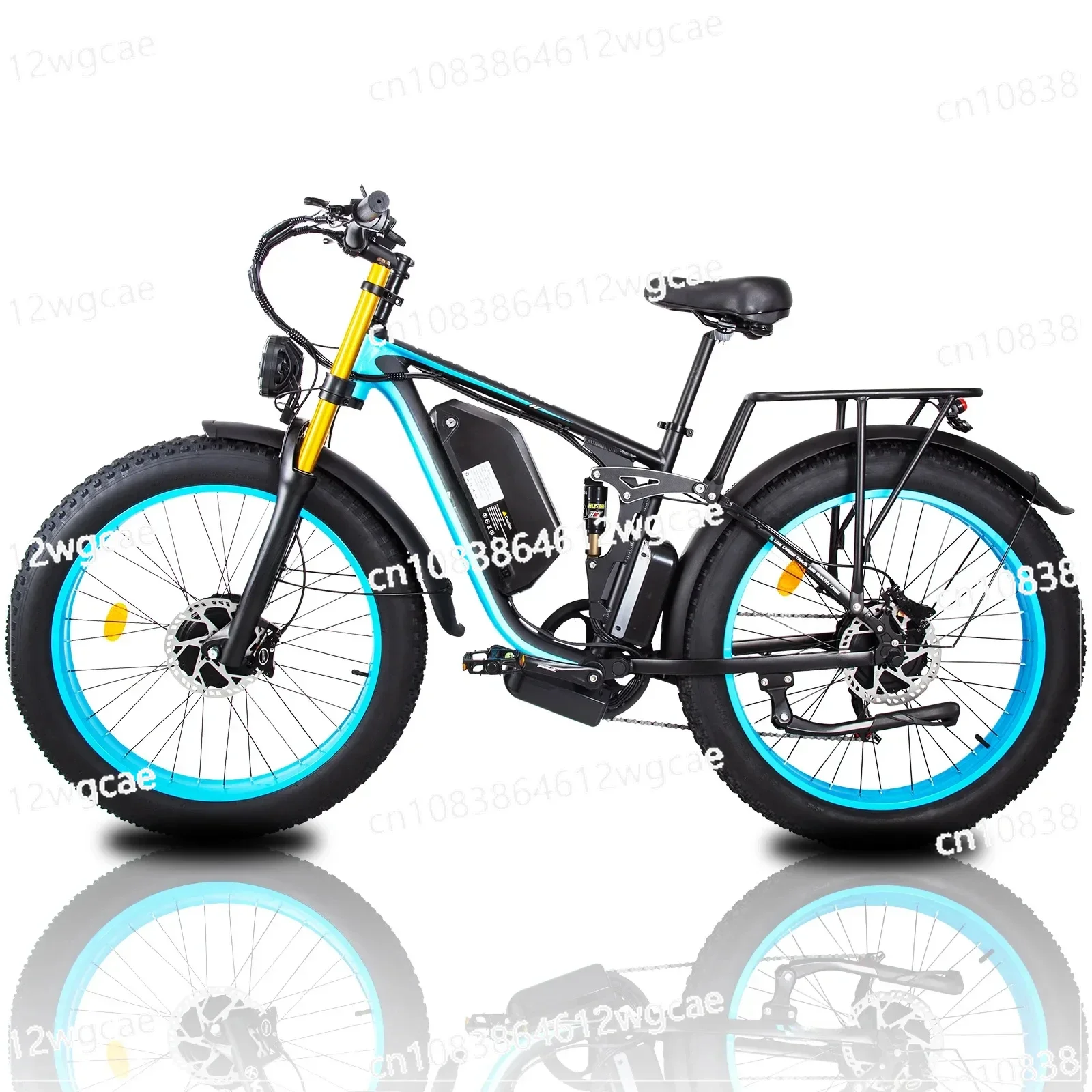 Motorcycle for Adult 2000W Dual Motor 48V 23AH Fat Tire Hydraulic Brake Soft Tail Frame Hydraulic Big Front Fork Ebike