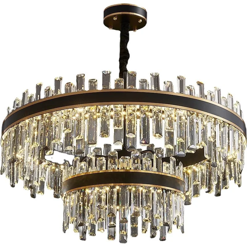 

Zhongshan, light luxury, crystal, chandelier, living room, modern