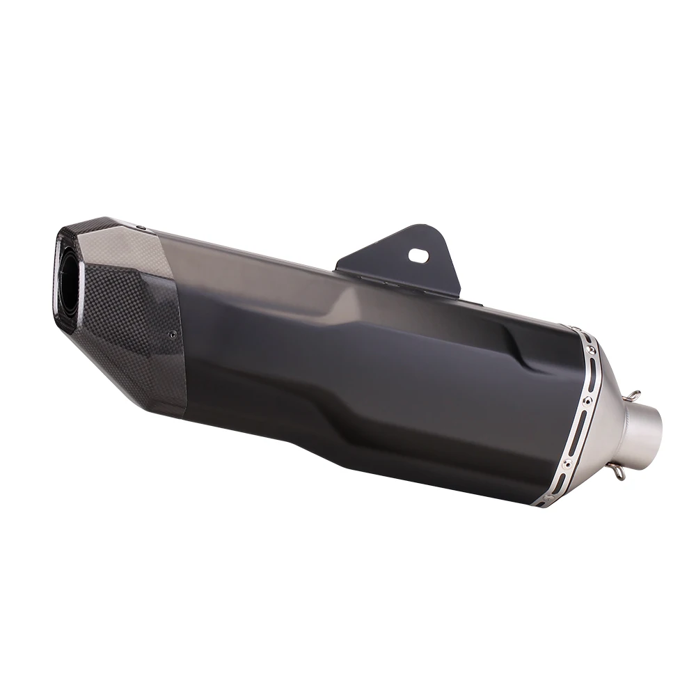 K198 ADVENTURE Universal Exhaust Muffler Carbon tip for 790duke F850GS tmax560 F750GS ADV750 S1000RR Z400 R3 MT-09