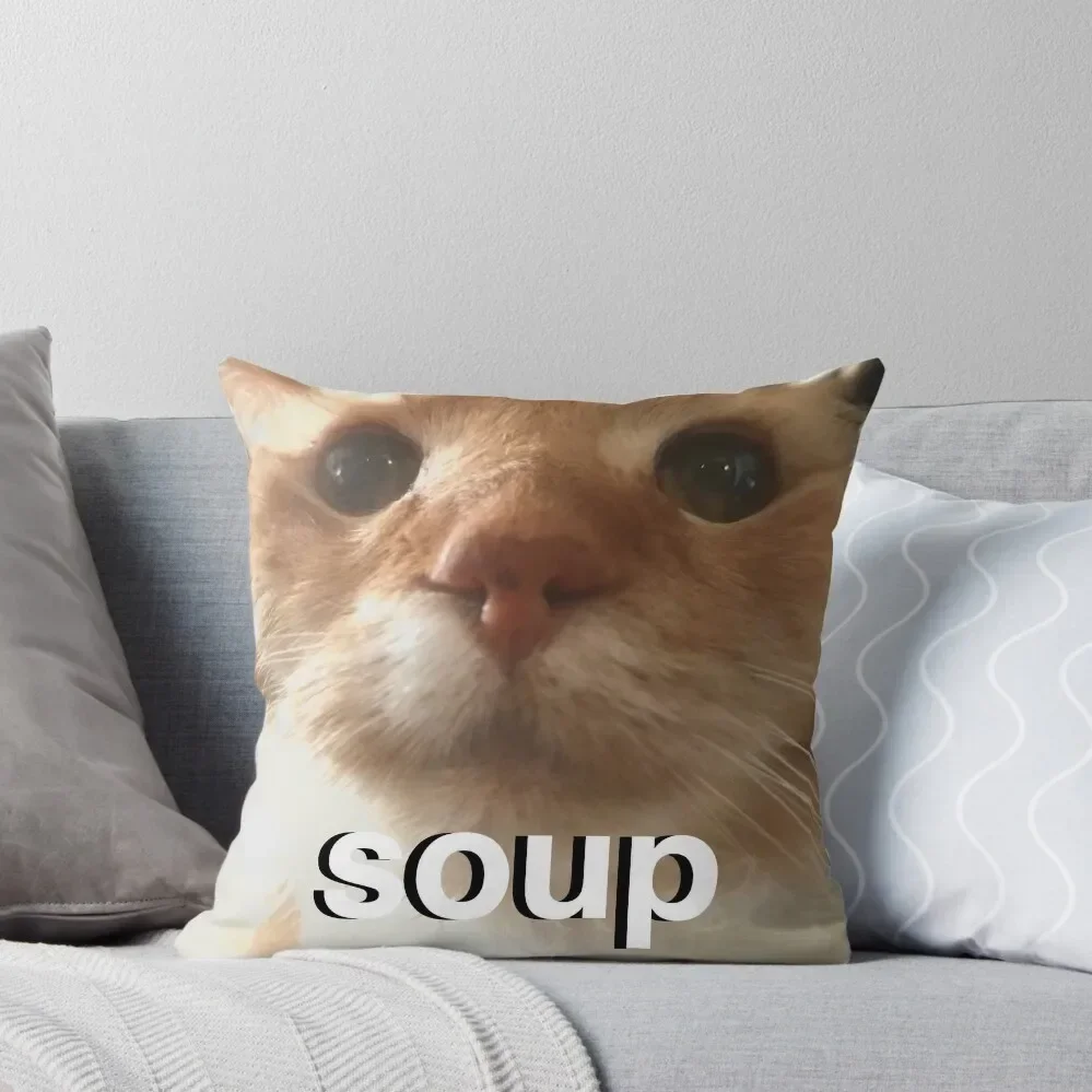 

soup Throw Pillow ornamental pillows for living room Pillows Aesthetic pillow