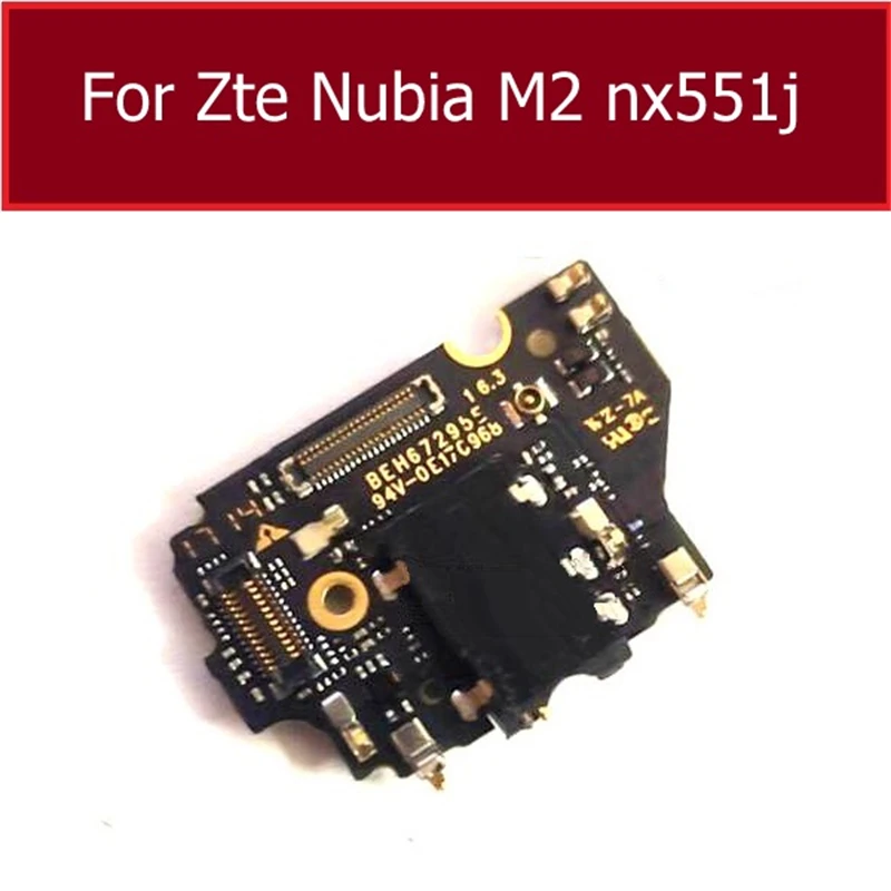 Earphone Audio Jack Port Board For ZTE Nubia M2 NX551J Headphone Port Connector Module Board Repair Replacement Parts