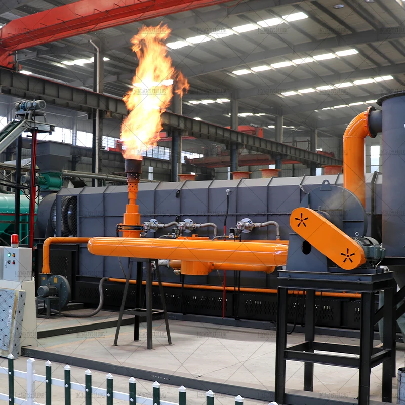 Continuous Biomass Coconut Shell Carbonization Furnace Rice Hull Carbonizer Machine Charcoal Machine Wood Biochar Making Motor