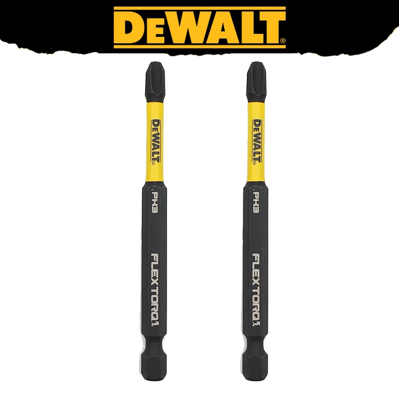 DEWALT DWA3PH3IRB PH3 89MM Impact Screwdriver Drill Bits HSS High Hardness Wear Resistant Power Tool Attachments 2-piece