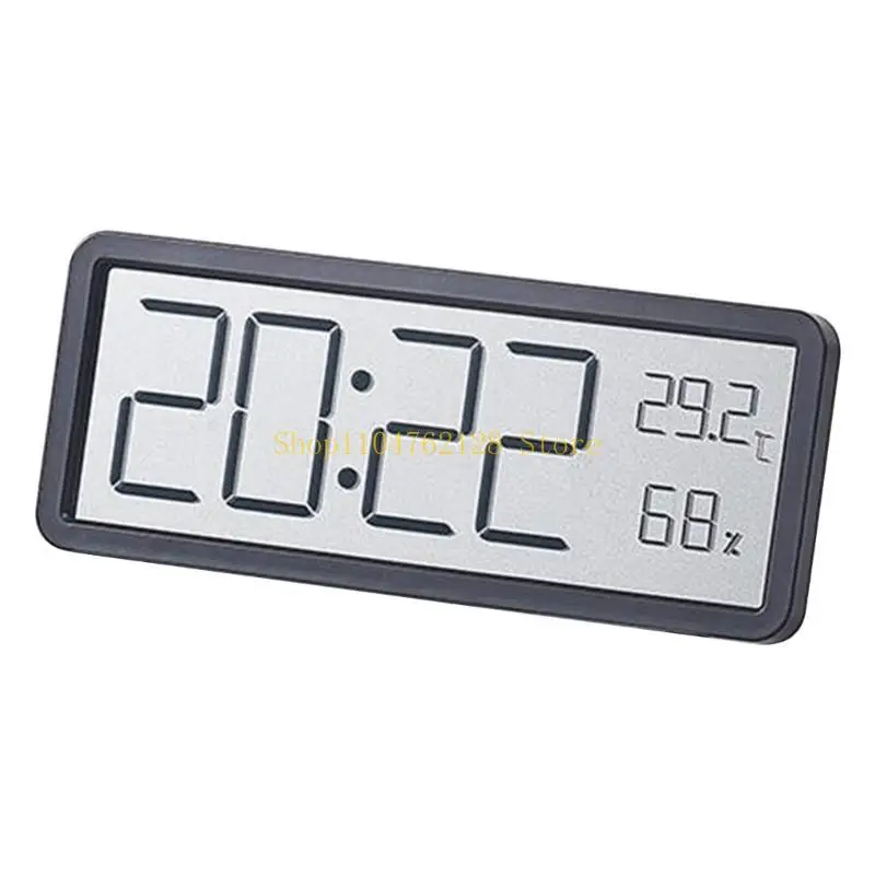 Battery Operated Large Display Digital Wall Clock with Temperature and Date Display Easy to Read for Living Room best sale