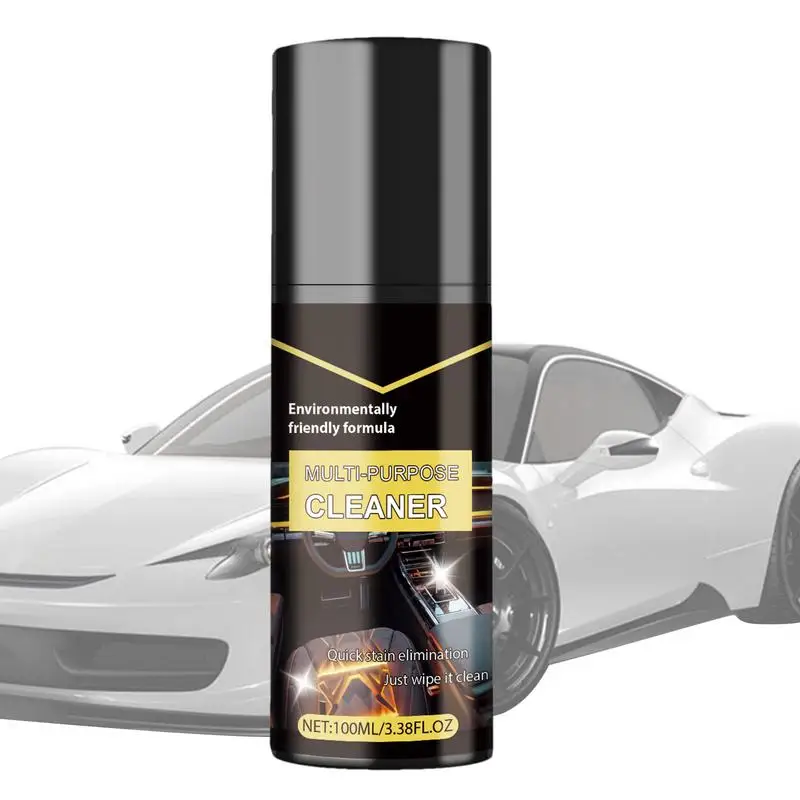 

Tire Dirt Remover Spray Multi-Purpose Foam Cleaner For Cars 100ml Interior Stain Remover Car Body Multi-scenario Application