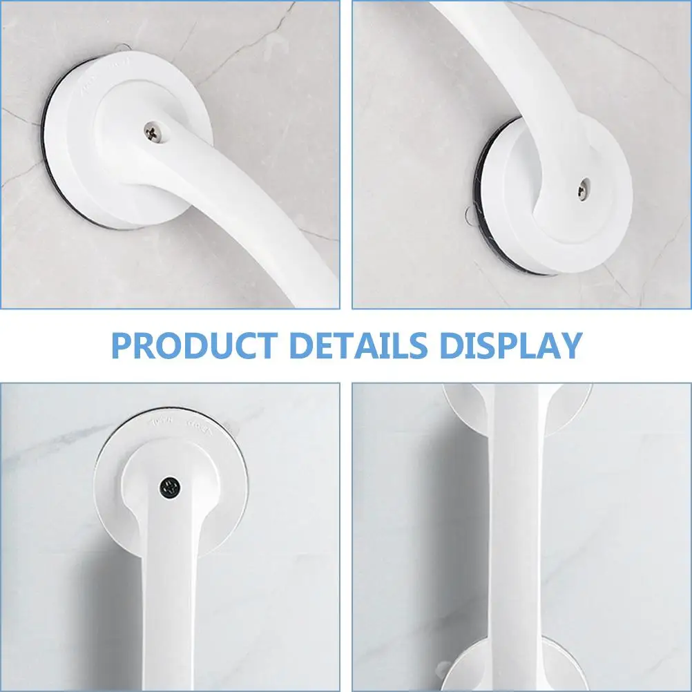 Sliding Door Handle Wall-mounted Grab Bar for Shower Soap Refrigerator Bathroom Bars Seniors Plastic Safety