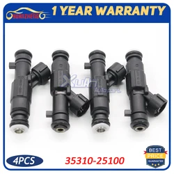 4pcs/lot High Quality Car Fuel Injector Nozzle 35310-25100 For Hyundai Kia Carens Magentis Carnival 2.0L 3531025100