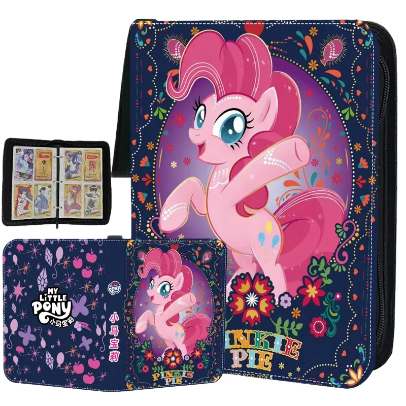 My Little Pony Loose-leaf Card Collection Photo Album Book Zipper Waterproof Business Card Holder Folder Trendy Luxury Gift