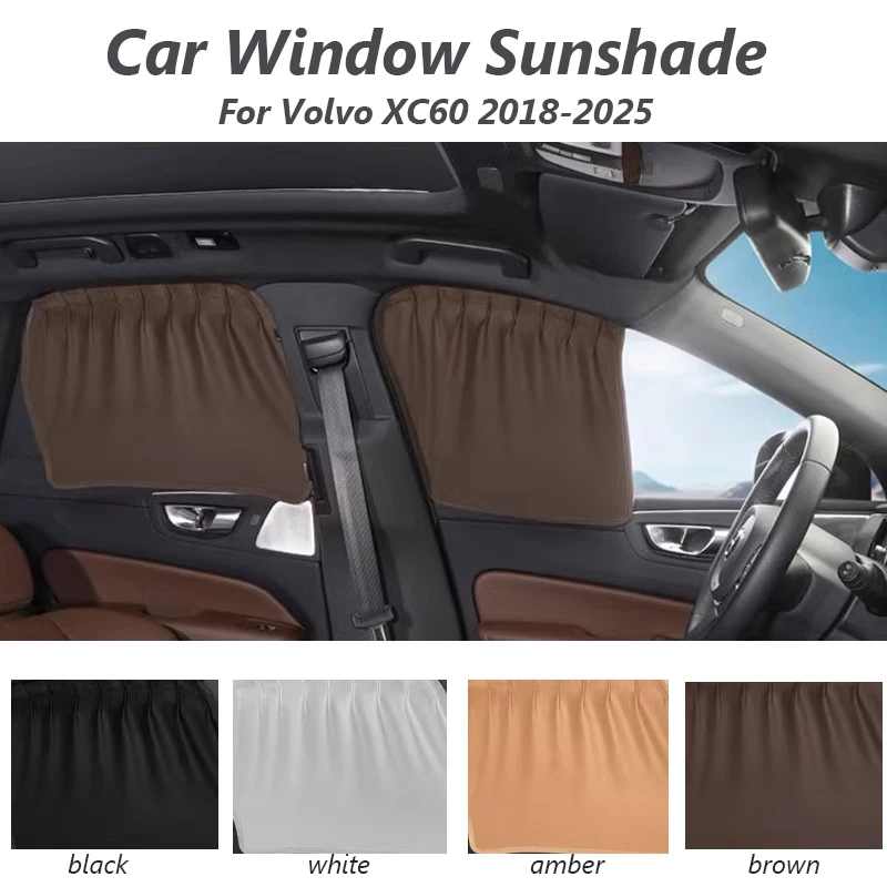 

Car window glass sunshade for Volvo XC60 2018-2025 Windshield curtain car visor UV resistant sunshade Easy installation XC60