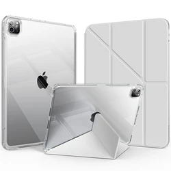 ZOYU For iPad for iPad Pro 11 12.9 Sliding Detachable Acrylic Cover,for iPad 10th 10.9 Air 11 Air 4/5 10.2 7/8/9 th mini 6 Case