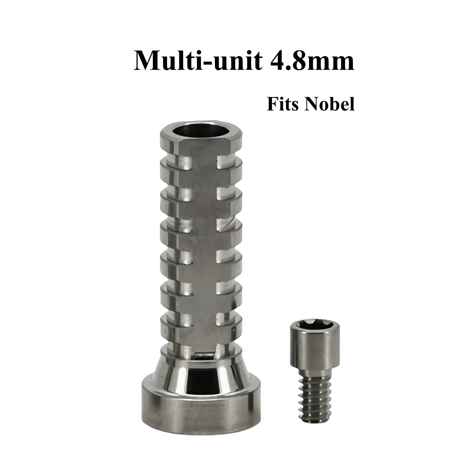 Nobel Temporary Coping Multi-unit Abutment Dental Implant 4.8 Titanium Temporary Cylinder Abutment Dentist Tools