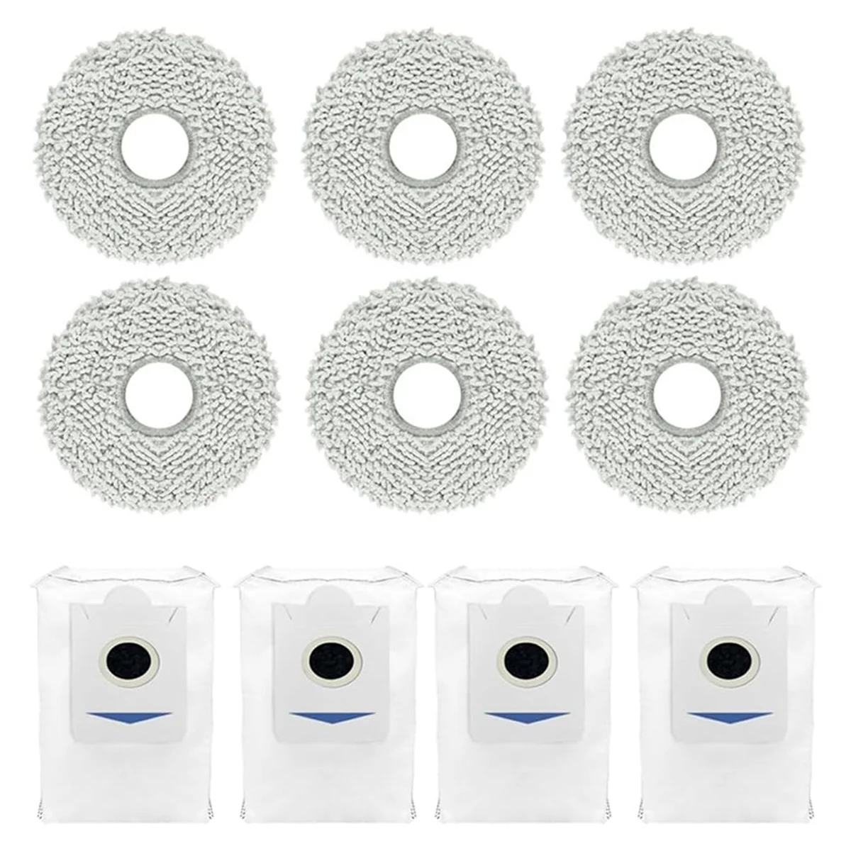 

BABZ подходит для Ecovacs X5 PRO, аксессуары для подметальных роботов, мешок для пыли, расходные материалы для швабры, боковая роликовая щетка, фильтрующие элементы