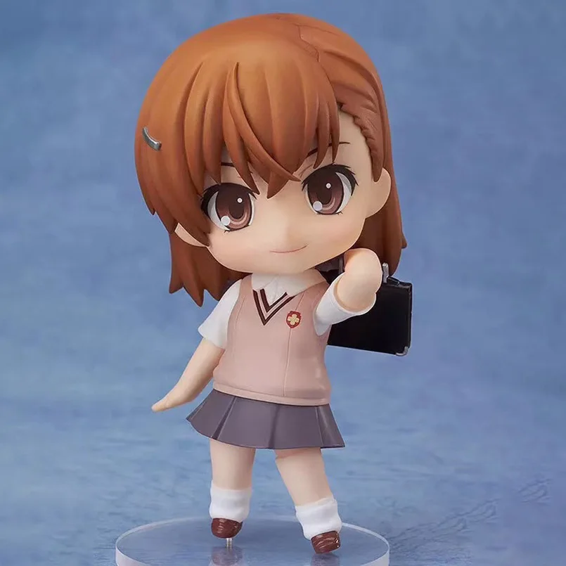 10cm Q Version Anime A Certain Magical Index Figure Misaka Mikoto PVC Action Figure Toys Collectible model toys kid gift