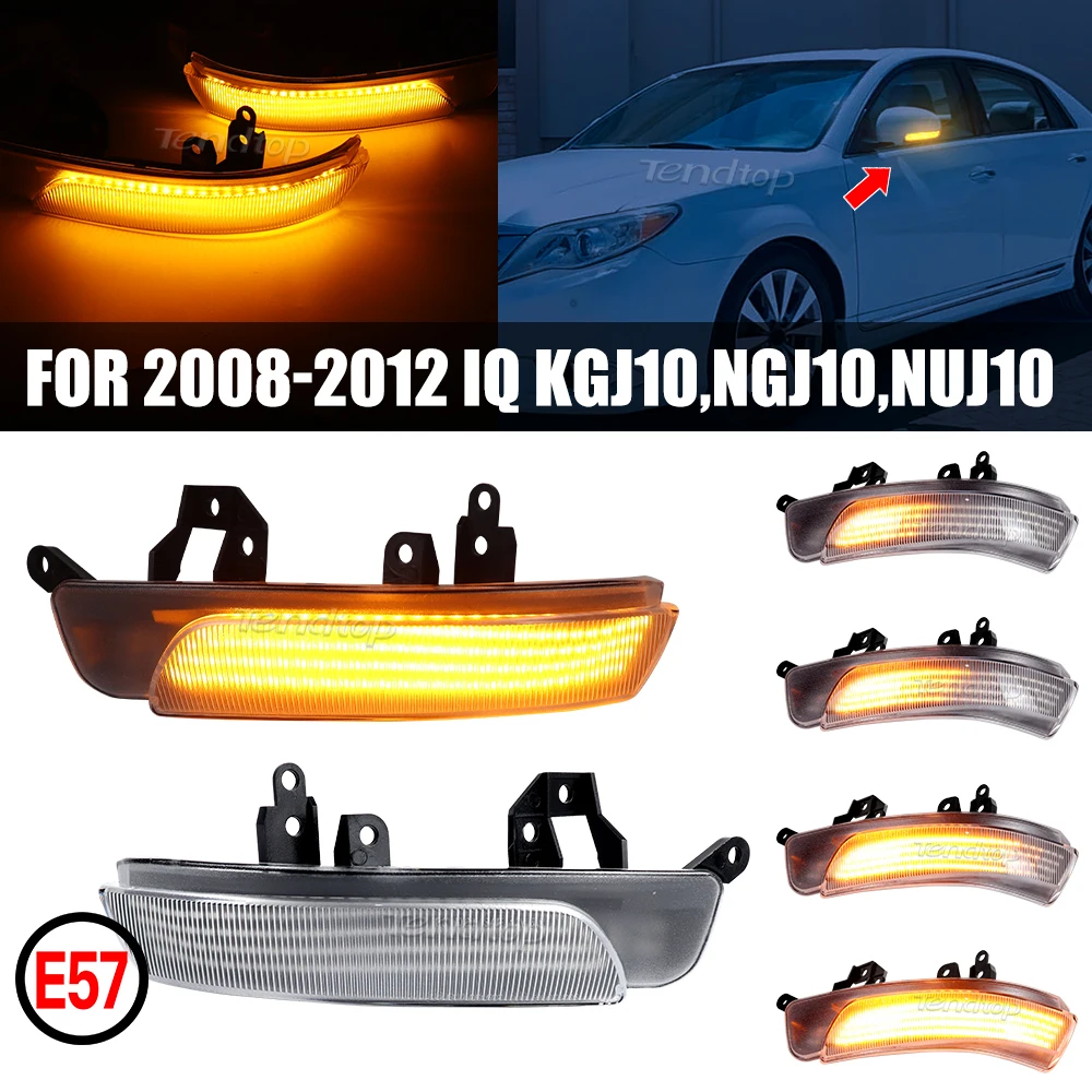 Dynamic Fender Side Marker Lamps Sequential Blinker Turn Signal Light For Toyota WISH PRIUS CAMRY MARK X AVALON CROWN PASSO