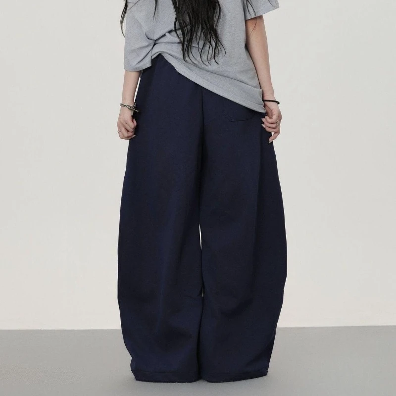 Women's Fashionable Printed Patterns Pants Unisex High Waisted Trousers Casual Hip-hop Summer Bottoms Female Wide Leg Sweatpants