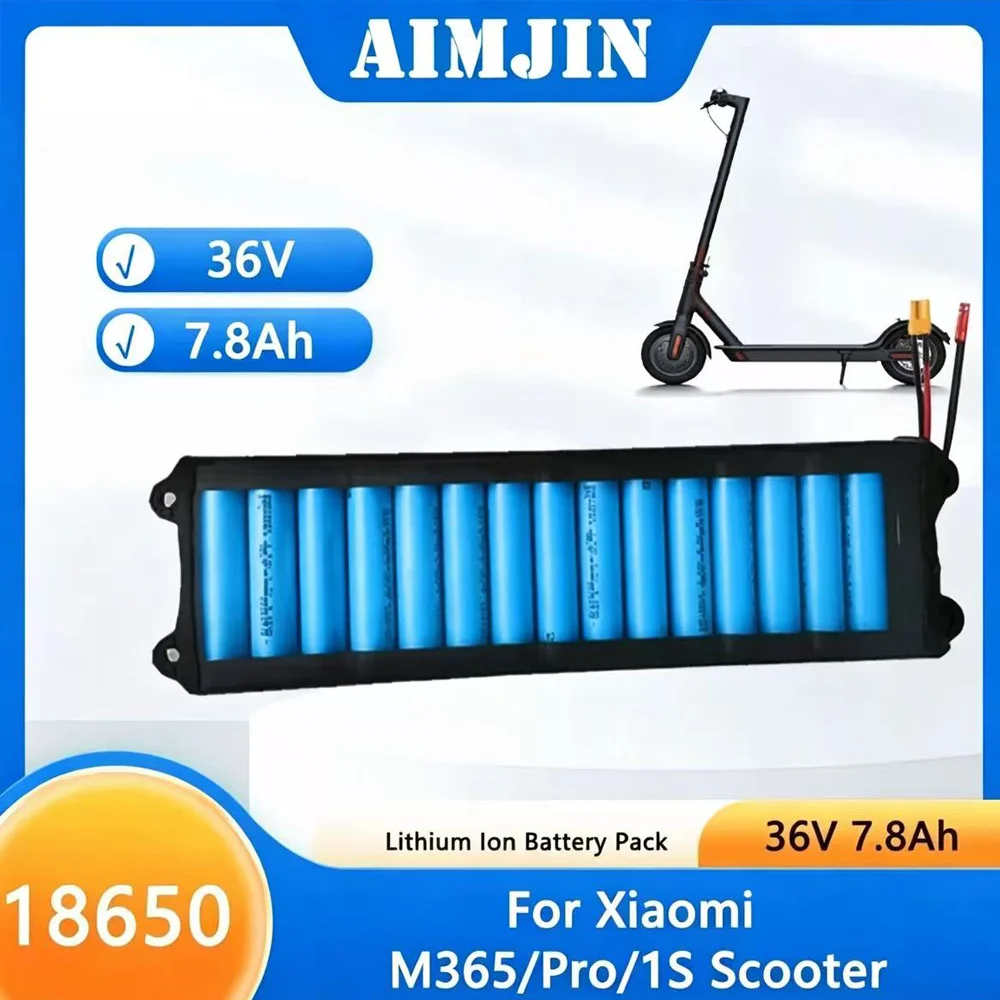 🔥 Original 36V 7800mAh Battery for Xiaomi M365 M356 Pro Special Battery Pack 36V Li-ion Battery 7800mAh