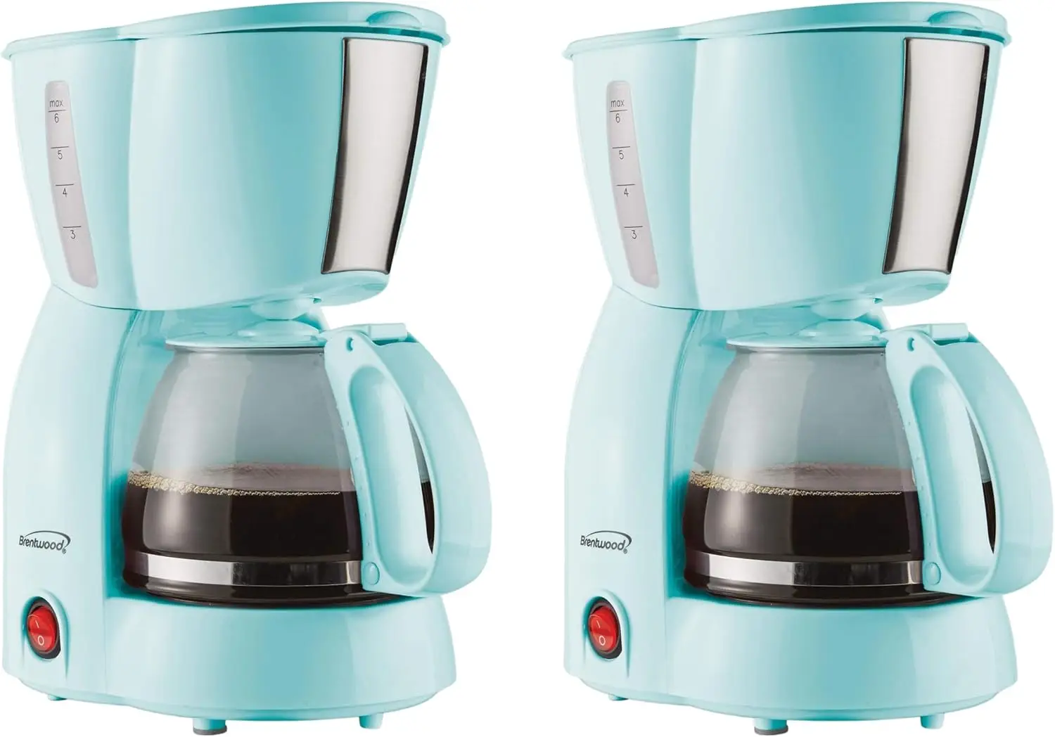 

TS-213BL 4 Cup Coffee Maker, Blue (Pack of 4)