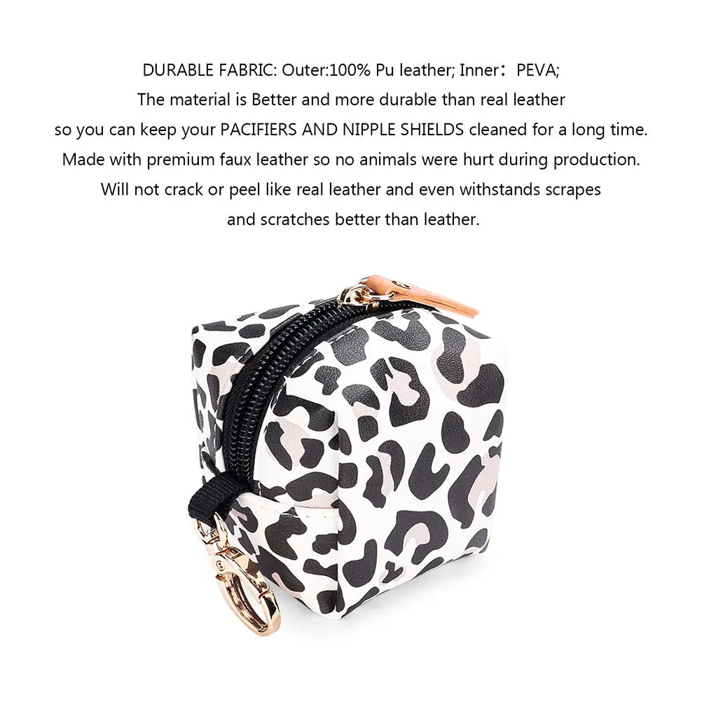 

Waterproof Case Lightweight Baby Pacifier Holder Storage Container For Diaper Bag Travel Friendly Pacifier Pouch