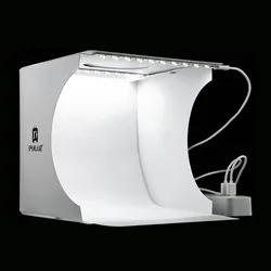 Profession Folding Light box Photography Photo Studio Softbox 2 LED Light Soft Box Photo Background Kit for DSLR Camera