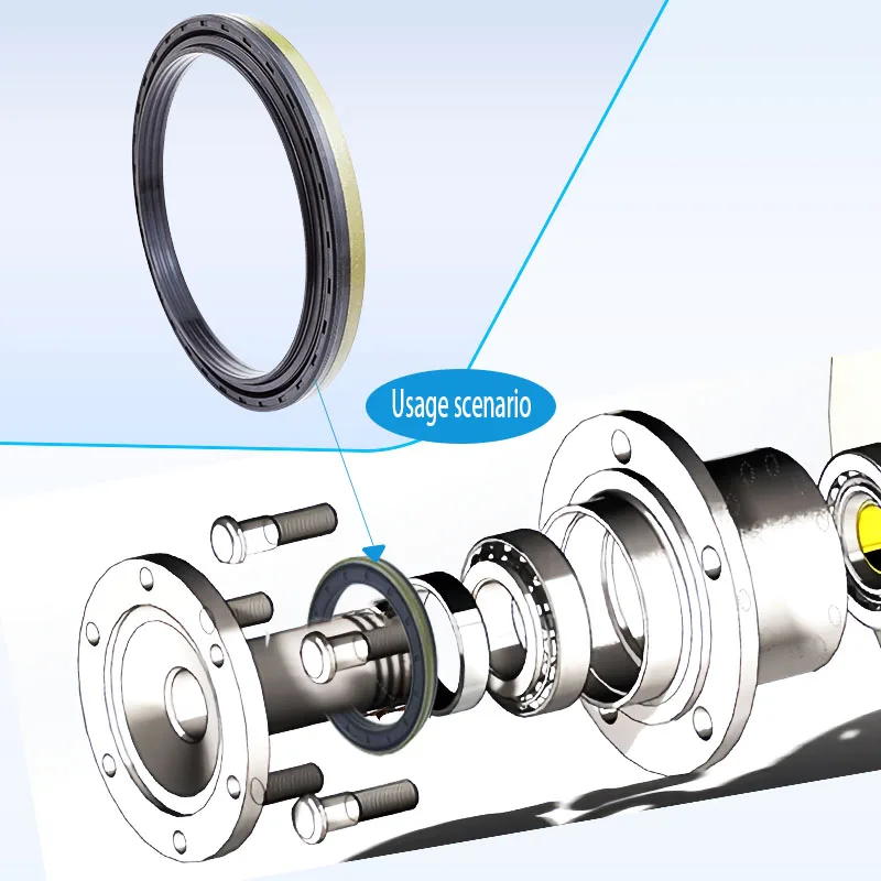 

High Quality Wheel Hub Oil Seal Leak Proof Design ISO 120x160x15-17.5mm Mechanical Maintenance Oil Seal OEM: 12018572B