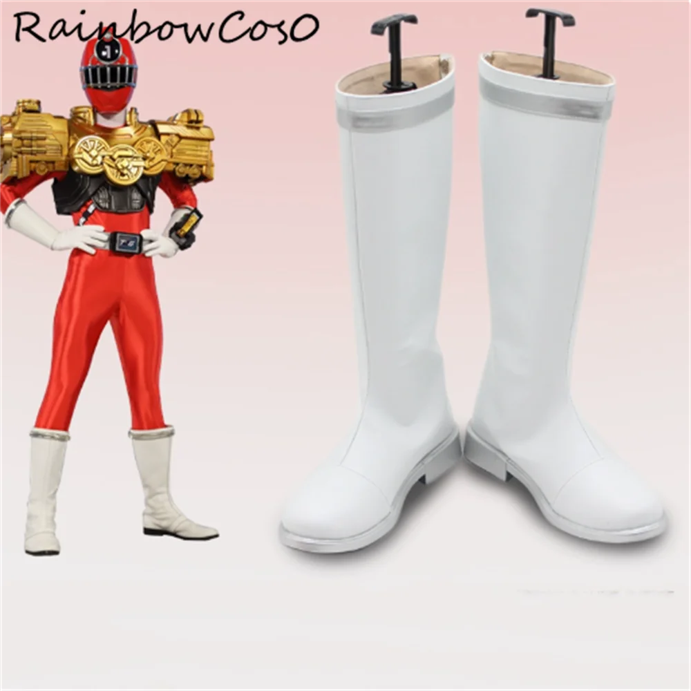 

Ressha Sentai ToQger Cosplay Shoes Boots Game Anime Halloween Christmas RainbowCos0 W4564