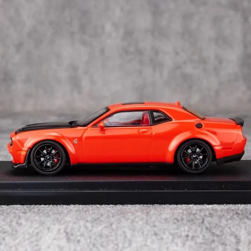 SH Diecast 1/64 مقياس دودج سبيكة سيارة نموذج دودج تشالينجر لعب المركبات Hellcat SRT تحصيل لعب للبنين الصندوق الأصلي #3
