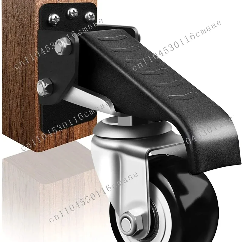 Roulettes télescopiques robustes de Table, capacité de 600 lb, ensemble de 4 roulettes d'établi réglables à montage latéral pour équipement inférieur