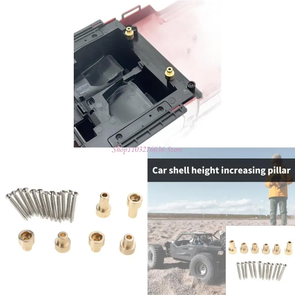 

R6FD Remote Control Crawlers Car Lift Pillars Set Detachable 1/12 Car Screw Parts