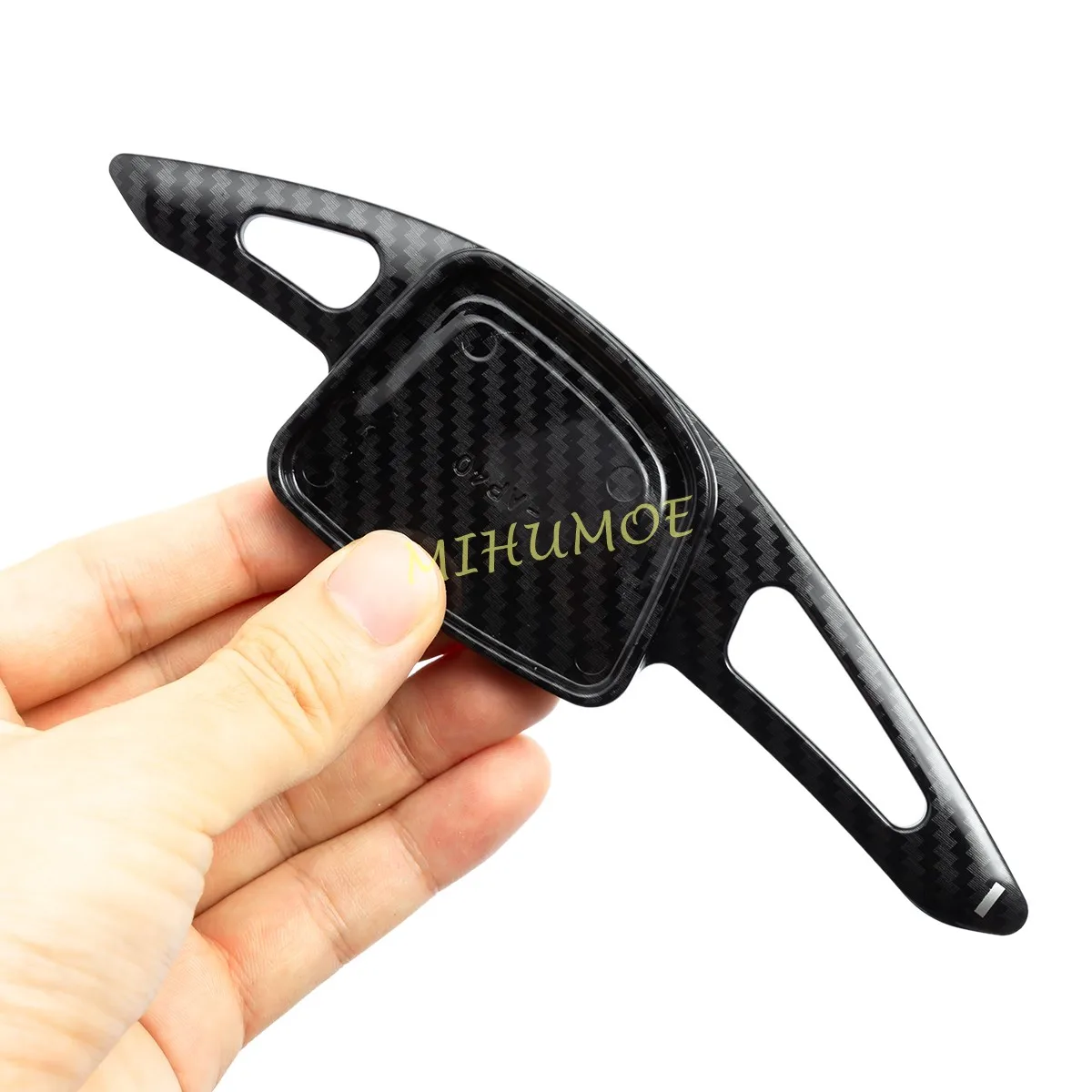 ألياف الكربون نظرة عجلة القيادة مجداف التحول تمديد ل 2019-2025 أودي A3 قسط A4 B9 A5 A6 C8 A7 2024 2023 2022 2021 2020