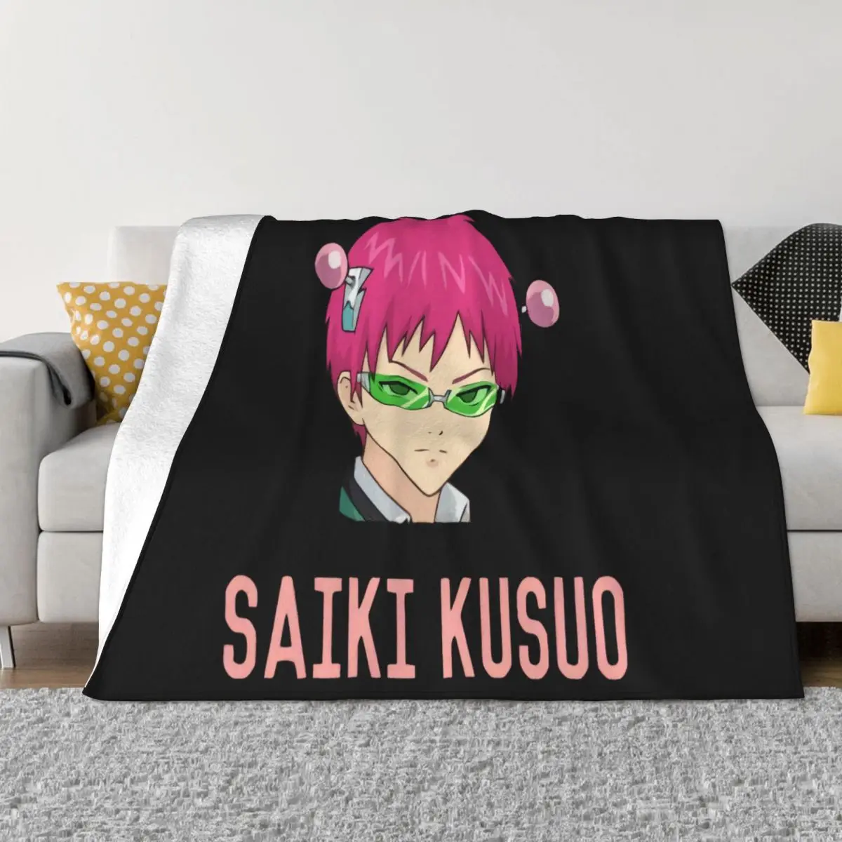 The Disastrous Life Of Saiki K Manga Saiki Kusuo Womens Cool Teenage Summer Style Classic More Size Normal Throw Blanket