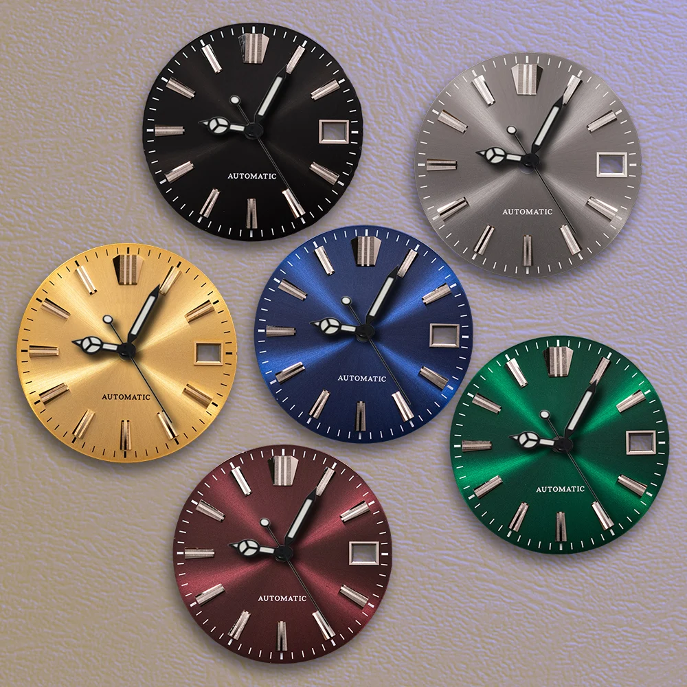 

Циферблат 28,5 мм с логотипом S, подходит для японских механизмов NH35/NH36/7S/4R, без люминесцентного покрытия, аксессуары для модификации часов
