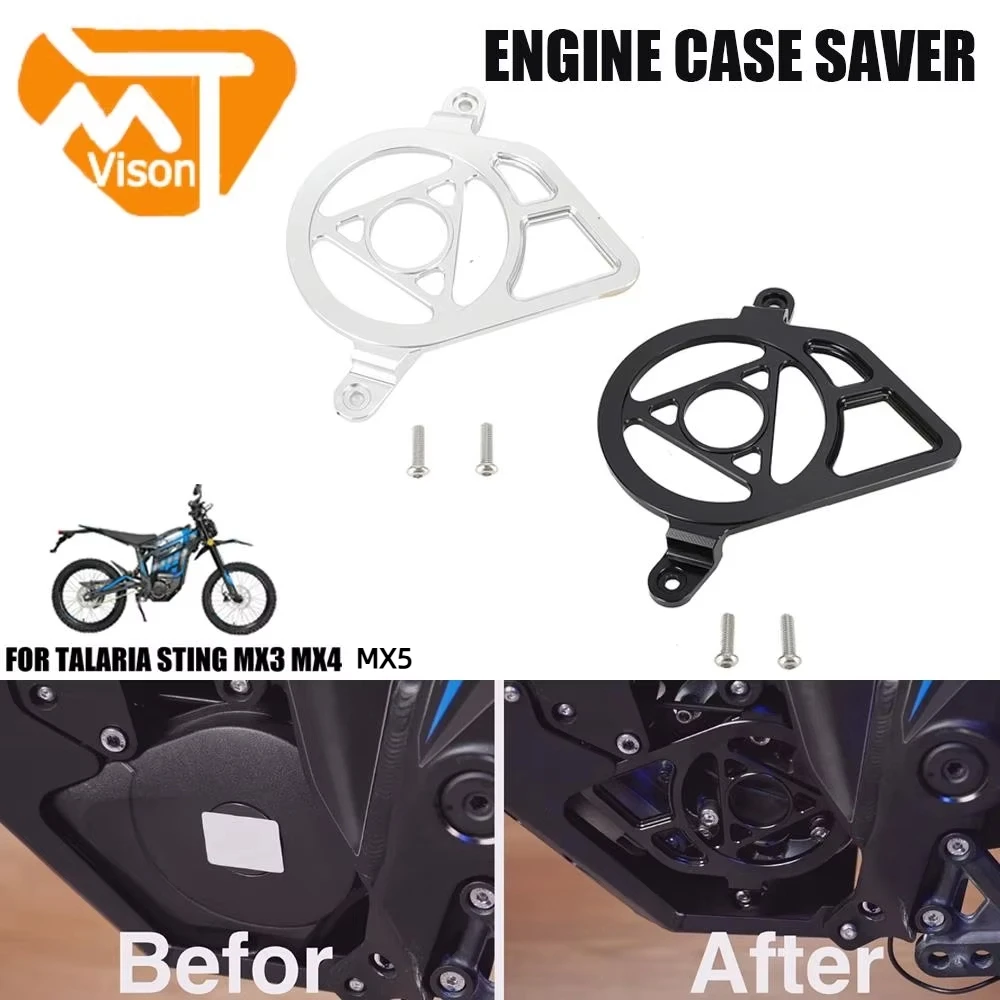 

Motorcycle Engine Case Cover Motorcycles Accessories CNC Engine Case Saver Guard For TALARIA Sting MX3 MX4 MX5 E-Bikes JFG