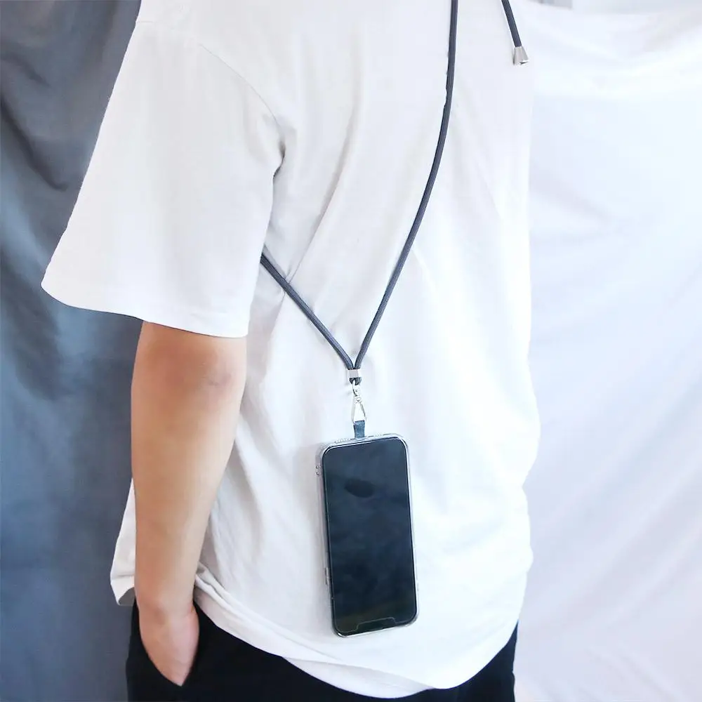 

Patch For Phone Rope Hanging Cord Soft Rope 9 Colors Phone Accessories Phone Holder Case Neck Hanging Mobile Phone Lanyard