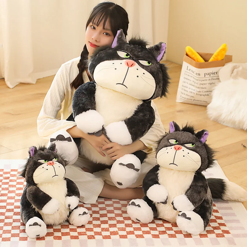 Kawaii  Lucifer Cat Plush Toys Princess Dream Stuffed Kitten Animals Dolls Funny Birthday Xmas Gifts for Girls Room Decoration