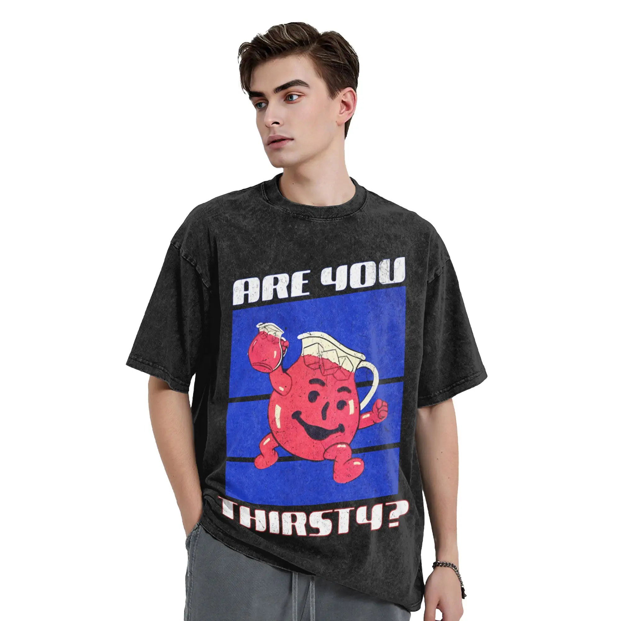 Men Are You Thirsty T Shirts  Tees Summer Y2K Fun Short Sleeve T-Shirt O-Neck Hippie Casual Tee Shirt Dropshipping
