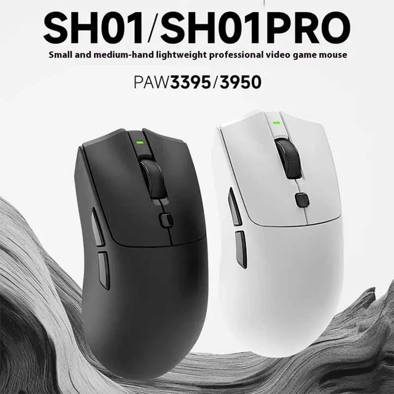 

Rawm Sa-Sh01 Pro Wireless Mouse 8k Three Mode Paw3950 Sensor Gaming Mouse Light Weight Low Delay Fps Pc Gamer Accessories Gifts
