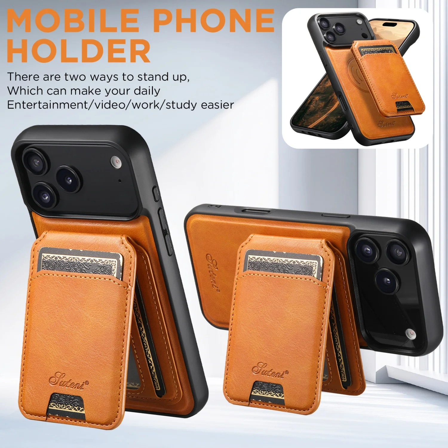 For iPhone 17 Air/16E/15/14/12/13 Promax Plus two-in-one ful