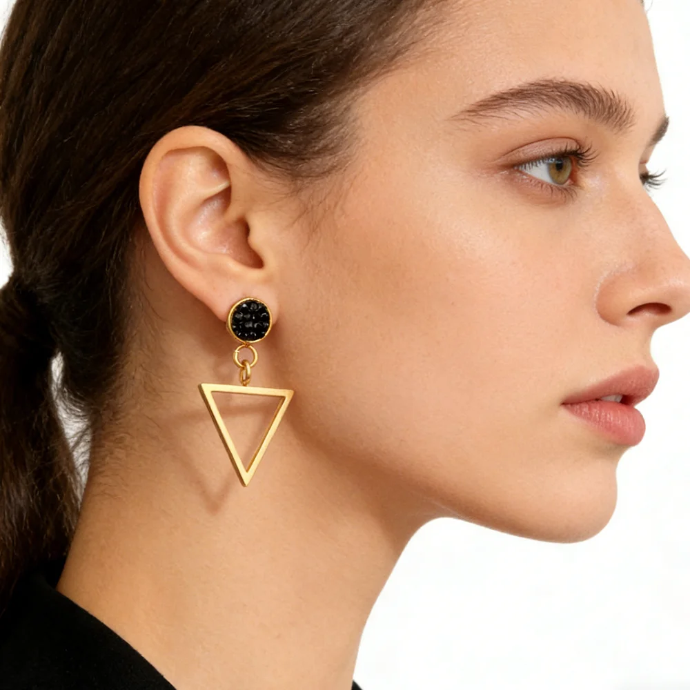 Black Hanging Long Earrings fo - Women'S Fashion For 2025 评论和价格