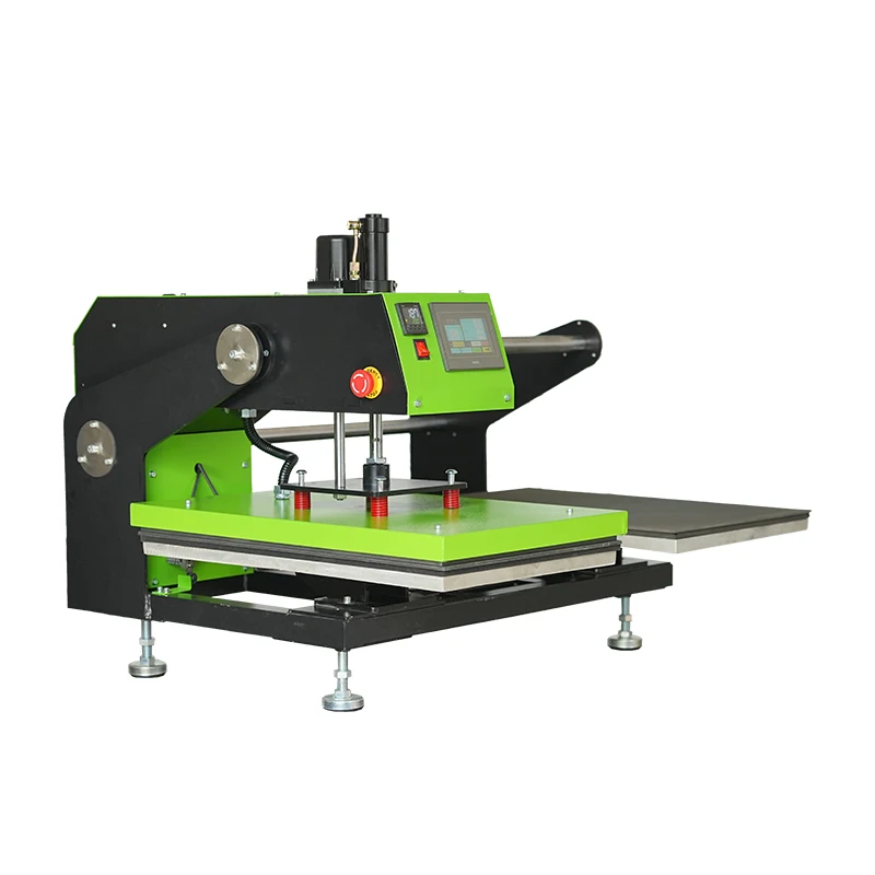 Electric Heat Transfer Machine Dual Station High Pressure Flat Hot Fix Rhinestone Garment Printer Heat Press