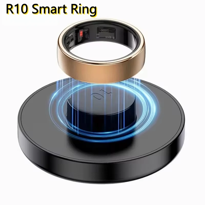 r10-smart-ring-with-men-women-wearable-device-qring-app-smart-ring-gold-sport-fitness-health-monitor-with-wireless-charging