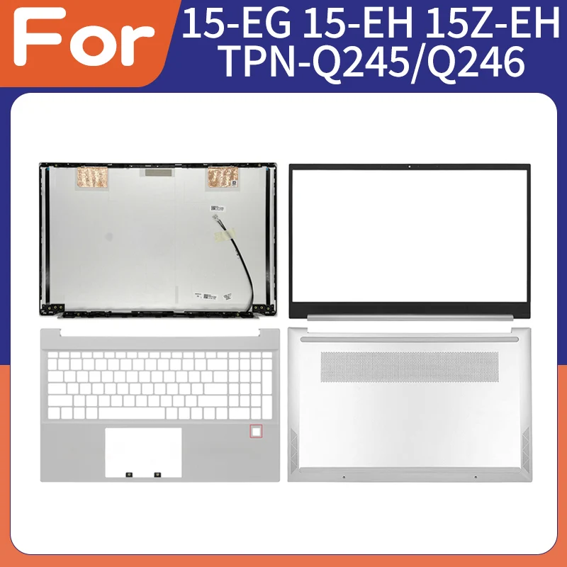 

Новый чехол для Pavilion 15 15-EG 15-EH 15Z-EH TPN-Q245/Q246, задняя крышка ЖК-дисплея/передняя панель/подставка для рук/нижний корпус/петли серебристого цвета