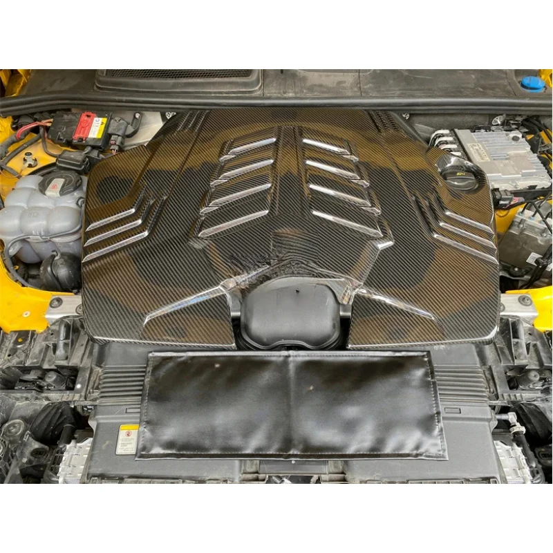 Upgrade  OEM Style Dry Carbon Fiber Engine Compartment Interior Hood  URUS