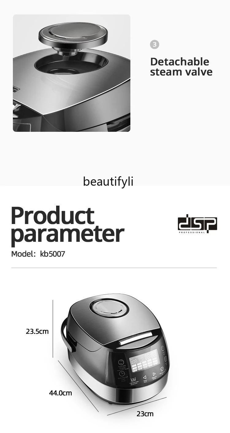Reiskocher Haushalt Multifunktions intelligent große Kapazität, Reiskocher