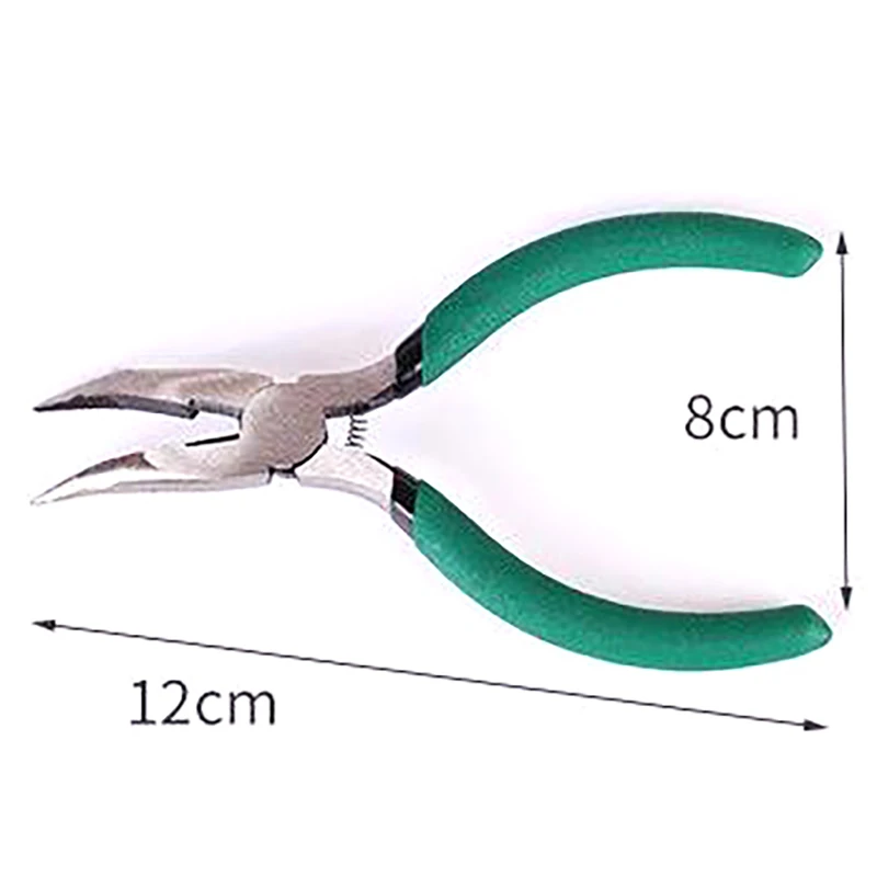 1pc Flat Curved Nose Pliers Ring Looping Wire Looper Split DIY Ring Jewelry Making Six-segment Hand-wound Modeling Pliers