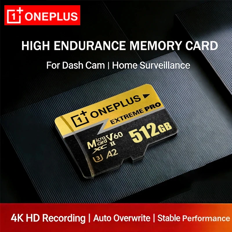 Oneplus Original Micro SD Card A1 2TB V60 Memory Card for Nintendo Switch Flash Memory Cards 128GB For Insta360 DJI Drone Car