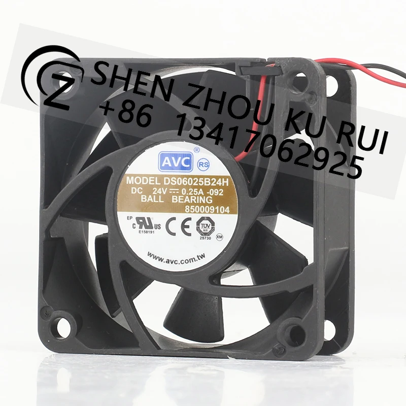 AVC 24V 0.25A 6025 Double ball bearing Durable inverter printer Copier DS06025B24H cooling fan