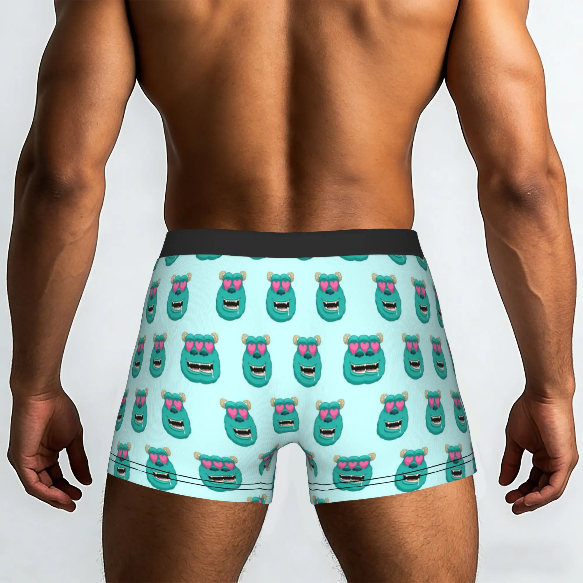 Customized Novelty M-Monsters Anime University Boxers Shorts Panties Men's Underpants Breathable  Briefs Underwear
